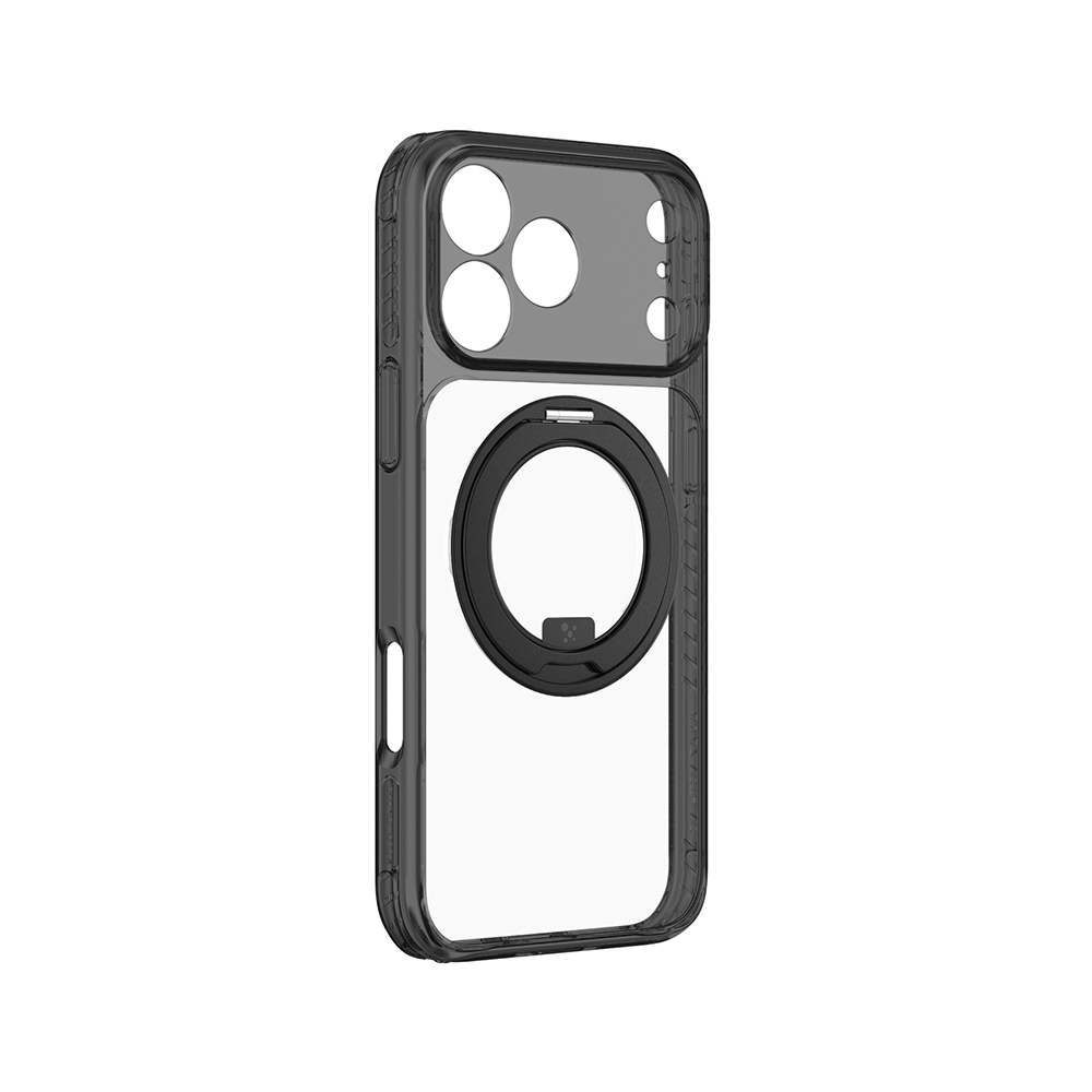 Apple iPhone 18 Pro Max Kılıf M-Safe Şarj Özellikli Airbag Tasarımlı Standlı Lens Korumalı AmazingThing Titan Pro MagSpin Kapak - 2