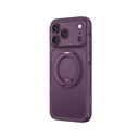 Apple iPhone 18 Pro Max Kılıf M-Safe Şarj Özellikli Airbag Tasarımlı Standlı Lens Korumalı AmazingThing Titan Pro MagSpin Kapak - 2