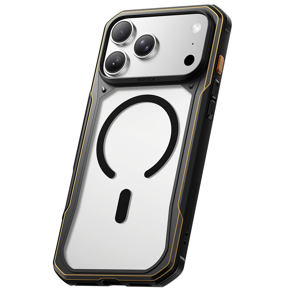 Apple iPhone 18 Pro Max Kılıf M-Safe Şarj Özellikli Raptic Shield Evo Serisi Airbagli Kapak - 1