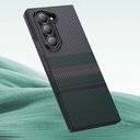 Samsung Galaxy Z Fold 6 Uyumlu Kılıf Karbon Fiber Tasarımlı Benks Aurora ArmorAir Kevlar Kapak - 3