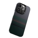 Apple iPhone 16 Pro Kılıf Magsafe Şarj Özellikli Karbon Fiber Tasarımlı Benks Aurora ArmorAir Kevlar Kapak - 2