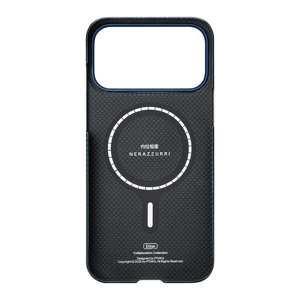 Apple iPhone 17 Pro Uyumlu Kılıf M-safe Şarj Özellikli Aramid Karbon Fiber Pitaka İnternazionale Milano Serisi Kapak - 2