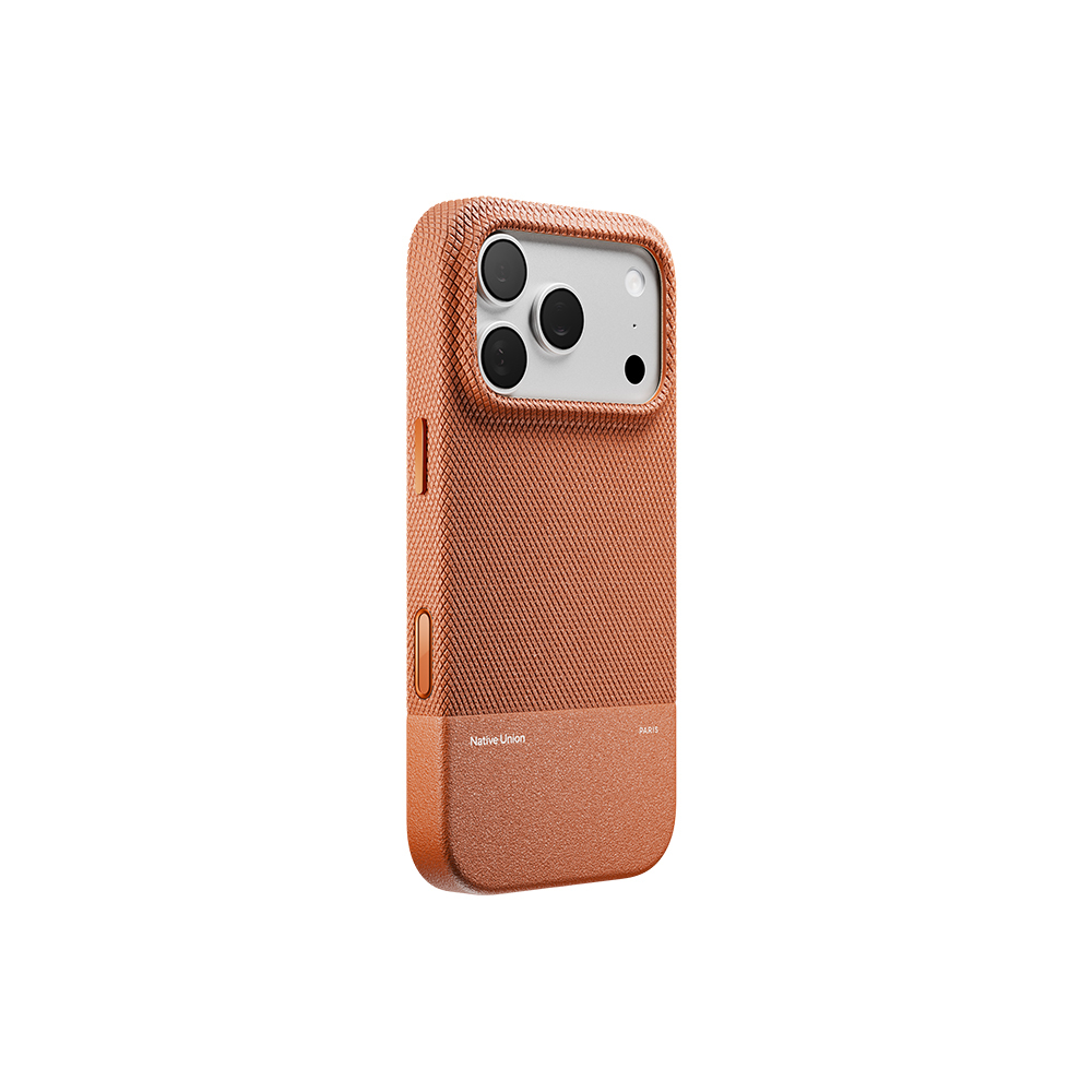 Apple iPhone 18 Pro Kılıf M-safe Şarj Özellikli Deri Dokulu Native Union RE Classic Serisi Kapak - 1