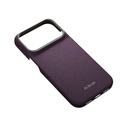 Apple iPhone 18 Pro Max Kılıf M-safe Şarj Özellikli Aramid Karbon Fiber Pitaka Weaving Serisi Kapak - 3