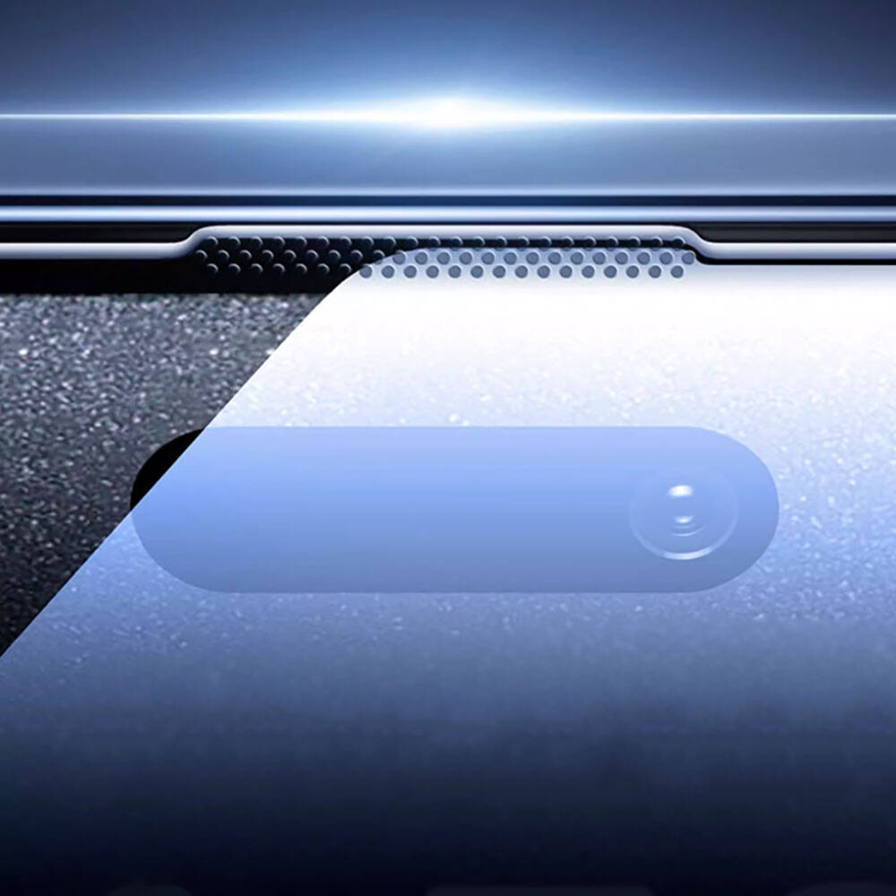 Apple iPhone 16 Pro Wiwu GT-008 Polimer Oleofobik Kaplama Şeffaf Pürüzsüz Temperli Cam Ekran Koruyucu 10'lu Paket - 9