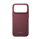 Apple iPhone 18 Pro Max Kılıf M-safe Şarj Özellikli Aramid Karbon Fiber Pitaka Argyle Serisi Summa Kapak - 3