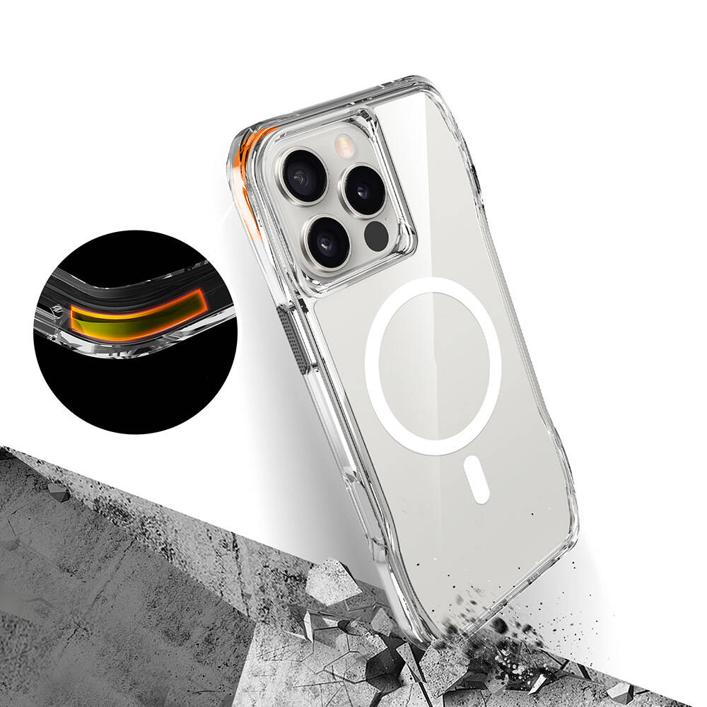 Apple iPhone 16 Pro Kılıf Zore Magsafe Şarj Özellikli T-Max Magsafe Kapak - 4
