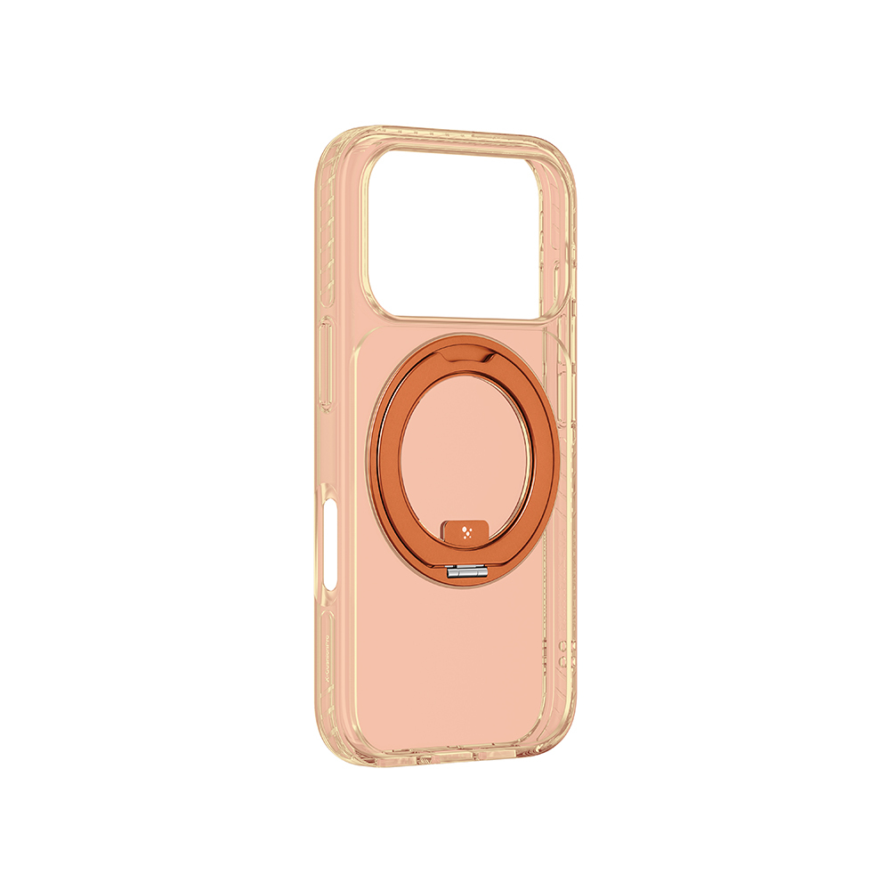 Apple iPhone 17 Pro Uyumlu Kılıf M-Safe Şarj Özellikli Airbag Tasarımlı Standlı AmazingThing Titan Pro MagSpin Kapak - 3