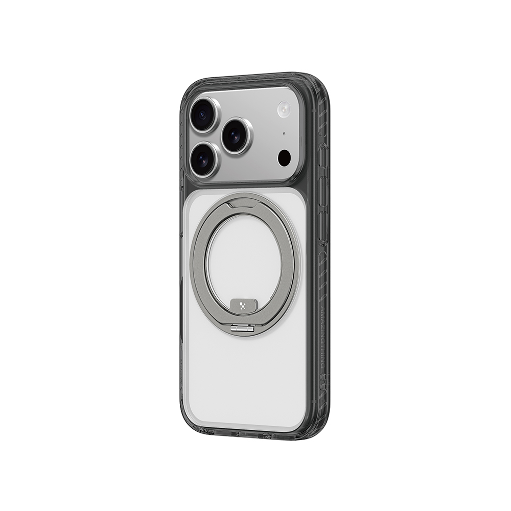 Apple iPhone 17 Pro Uyumlu Kılıf M-Safe Şarj Özellikli Airbag Tasarımlı Standlı AmazingThing Titan Pro MagSpin Kapak - 6