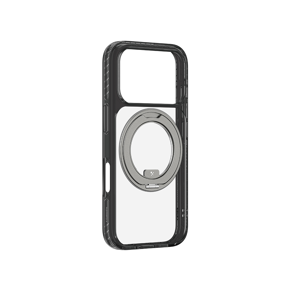 Apple iPhone 17 Pro Uyumlu Kılıf M-Safe Şarj Özellikli Airbag Tasarımlı Standlı AmazingThing Titan Pro MagSpin Kapak - 8