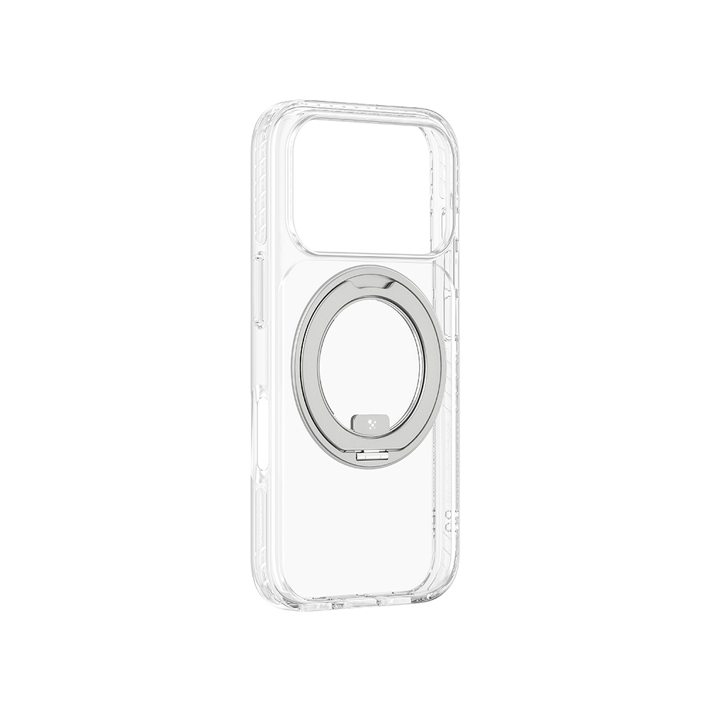 Apple iPhone 17 Pro Uyumlu Kılıf M-Safe Şarj Özellikli Airbag Tasarımlı Standlı AmazingThing Titan Pro MagSpin Kapak - 13