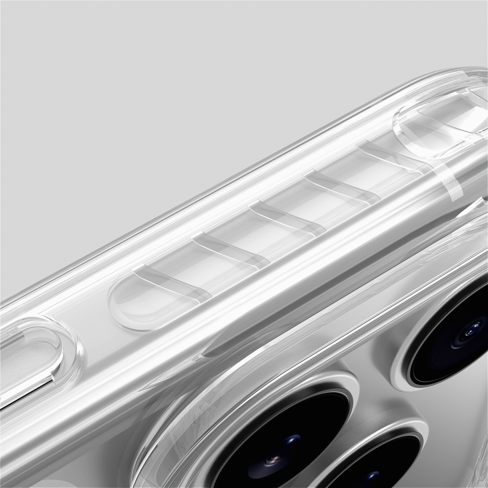 Apple iPhone 17 Pro Uyumlu Kılıf M-Safe Şarj Özellikli Airbag Tasarımlı Standlı AmazingThing Titan Pro MagSpin Kapak - 22