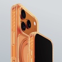 Apple iPhone 17 Pro Uyumlu Kılıf M-Safe Şarj Özellikli Airbag Tasarımlı Standlı AmazingThing Titan Pro MagSpin Kapak - 23