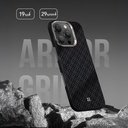 Apple iPhone 16 Pro Max Uyumlu Kılıf M-Safe Şarj Özellikli Benks ArmorAir ArmorGrid Serisi Kevlar Kapak - 8