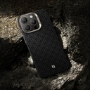 Apple iPhone 16 Pro Max Uyumlu Kılıf M-Safe Şarj Özellikli Benks ArmorAir ArmorGrid Serisi Kevlar Kapak - 16