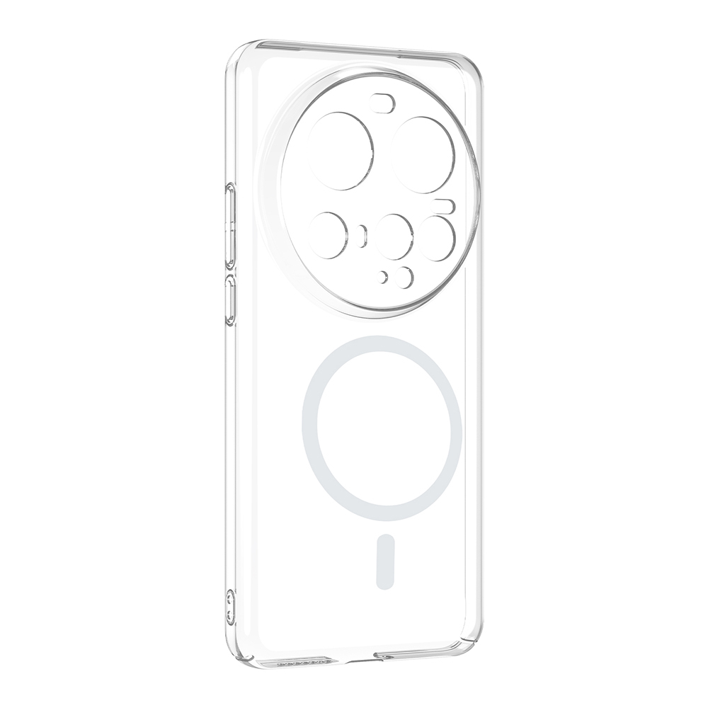 Xiaomi 15 Ultra Uyumlu Kamera Korumalı M-Safe Şarj Özellikli Şeffaf Zore London Sert PC Kapak - 1