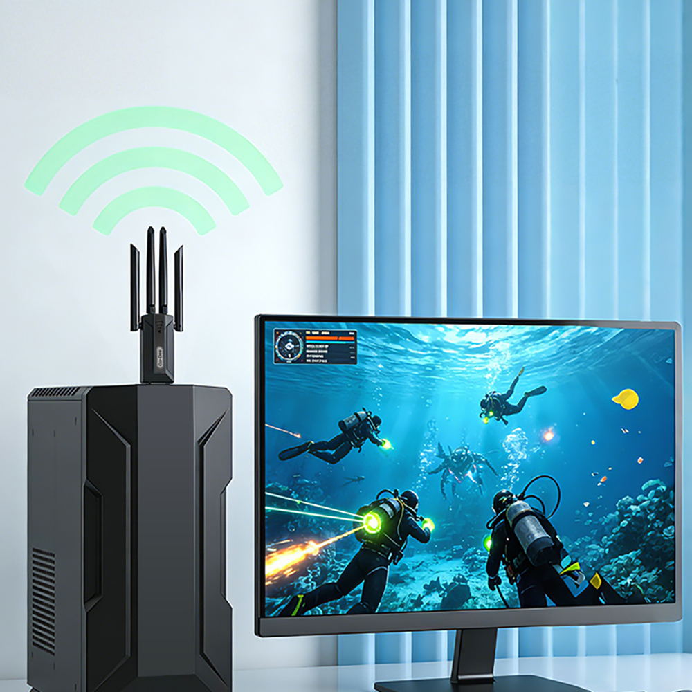 Go-Des GD-WPS017 Wi-Fi USB Adaptörü 1200Mbps - 3