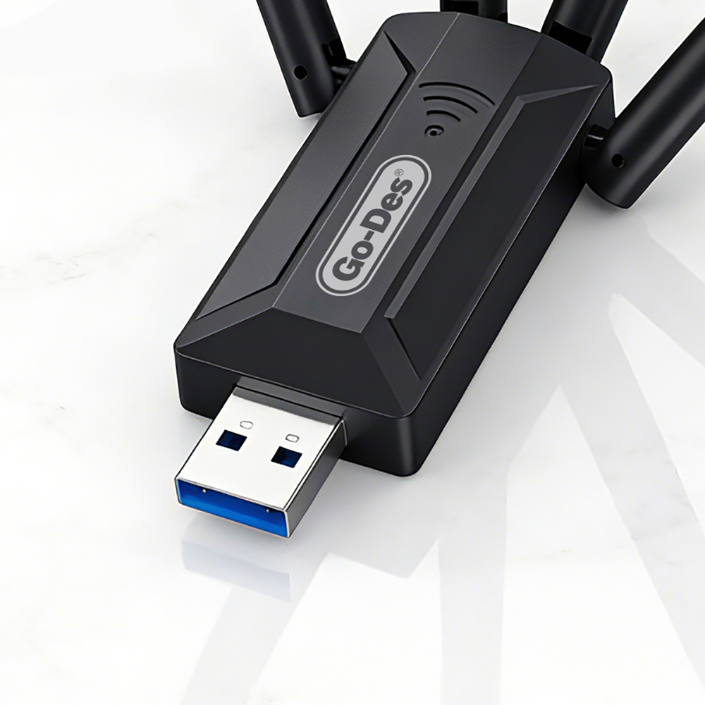 Go-Des GD-WPS017 Wi-Fi USB Adaptörü 1200Mbps - 4