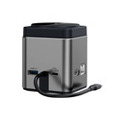 Wiwu Wi-W025 9in1 Magsafe Şarj Özellikli Type-C Hub PD 100W USB 3.0 SD/TF HDMI RJ45 - 1