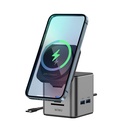 Wiwu Wi-W025 9in1 Magsafe Şarj Özellikli Type-C Hub PD 100W USB 3.0 SD/TF HDMI RJ45 - 5