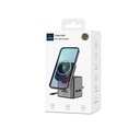 Wiwu Wi-W025 9in1 Magsafe Şarj Özellikli Type-C Hub PD 100W USB 3.0 SD/TF HDMI RJ45 - 11