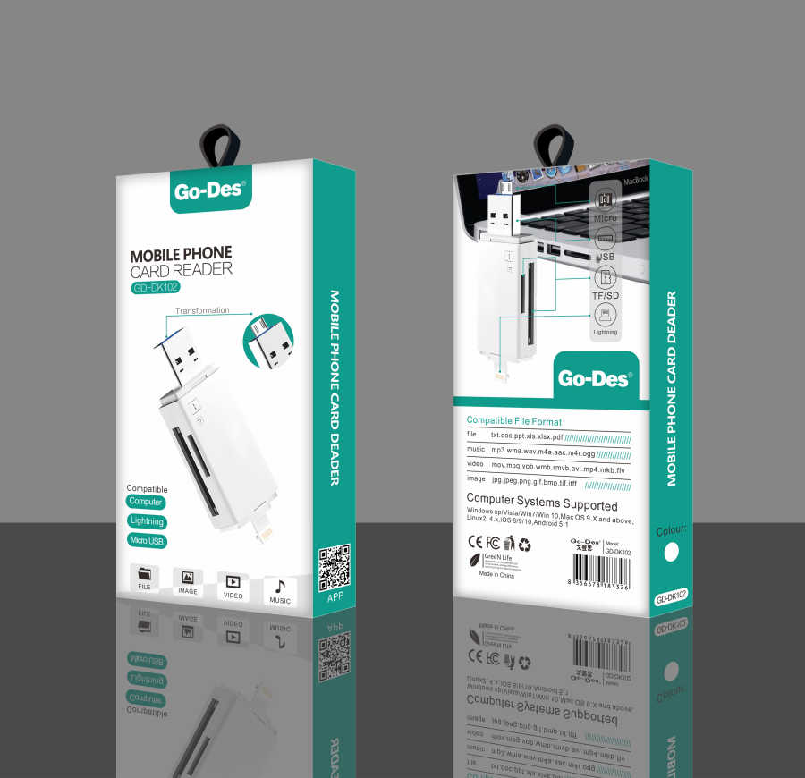 Go Des GD-DK102 Lightning Kart Okuyucu - 4