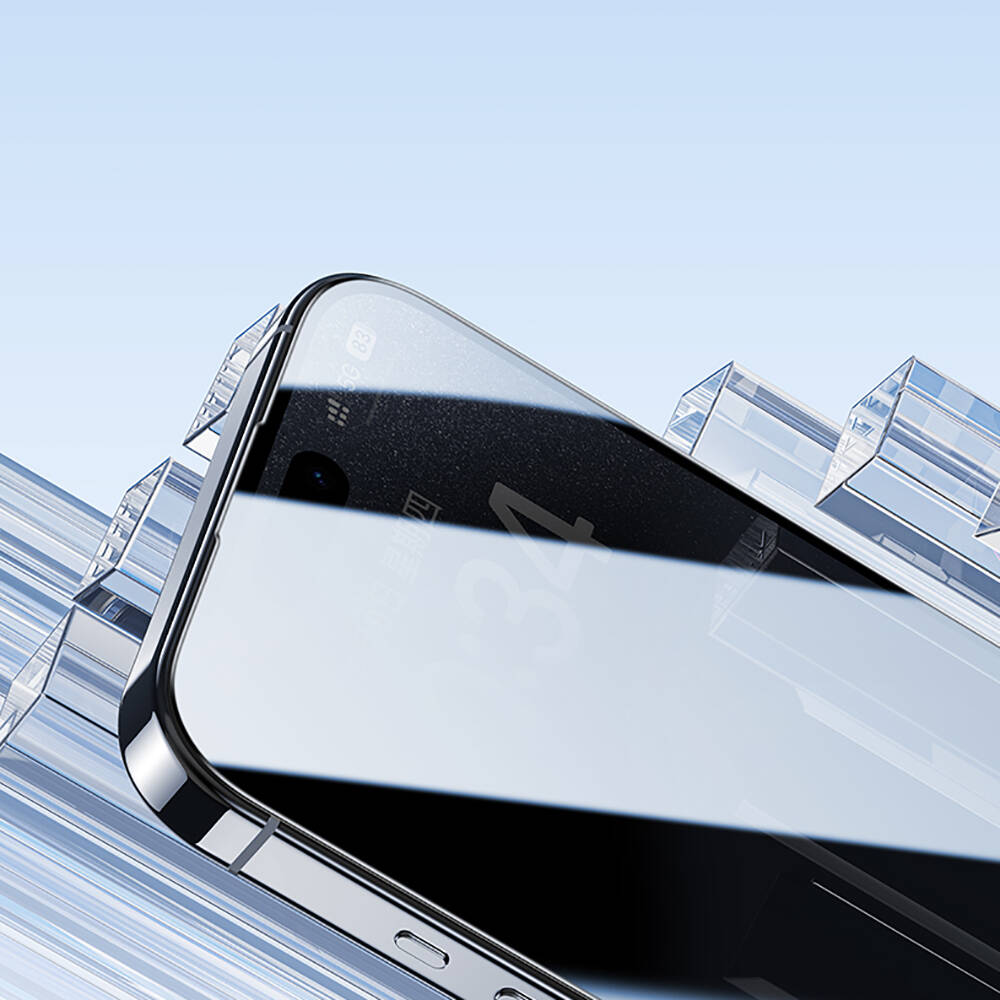 Apple iPhone 16 Plus Hidrofobik Ve Oleofobik Özellikli Benks Air Shield Ekran Koruyucu 10&prime;lu Paket - 5