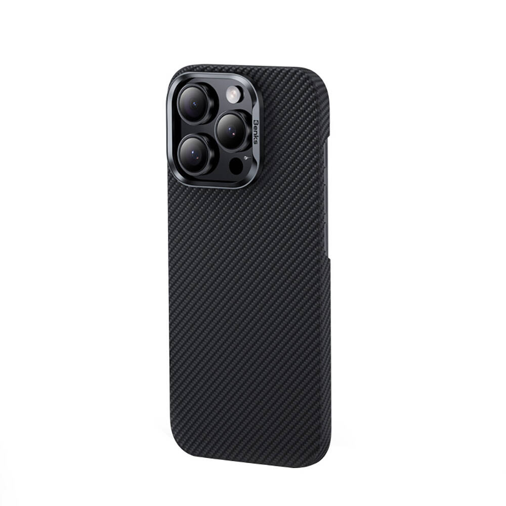 Apple iPhone 16 Pro Max Benks Magsafe Şarj Özellikli Magnetik ArmorAir 600D Kevlar Fiber Kapak - 2