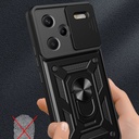 Xiaomi Redmi Note 13 Pro Plus 5G Uyumlu Kılıf Magnetik Standlı Kamera Korumalı Zore Sürgülü Vega Kapak - 4