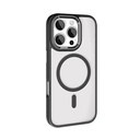 Apple iPhone 16 Pro Max Kılıf Wireless Şarj Özellikli Zore Krom Magsafe Silikon Kapak - 15