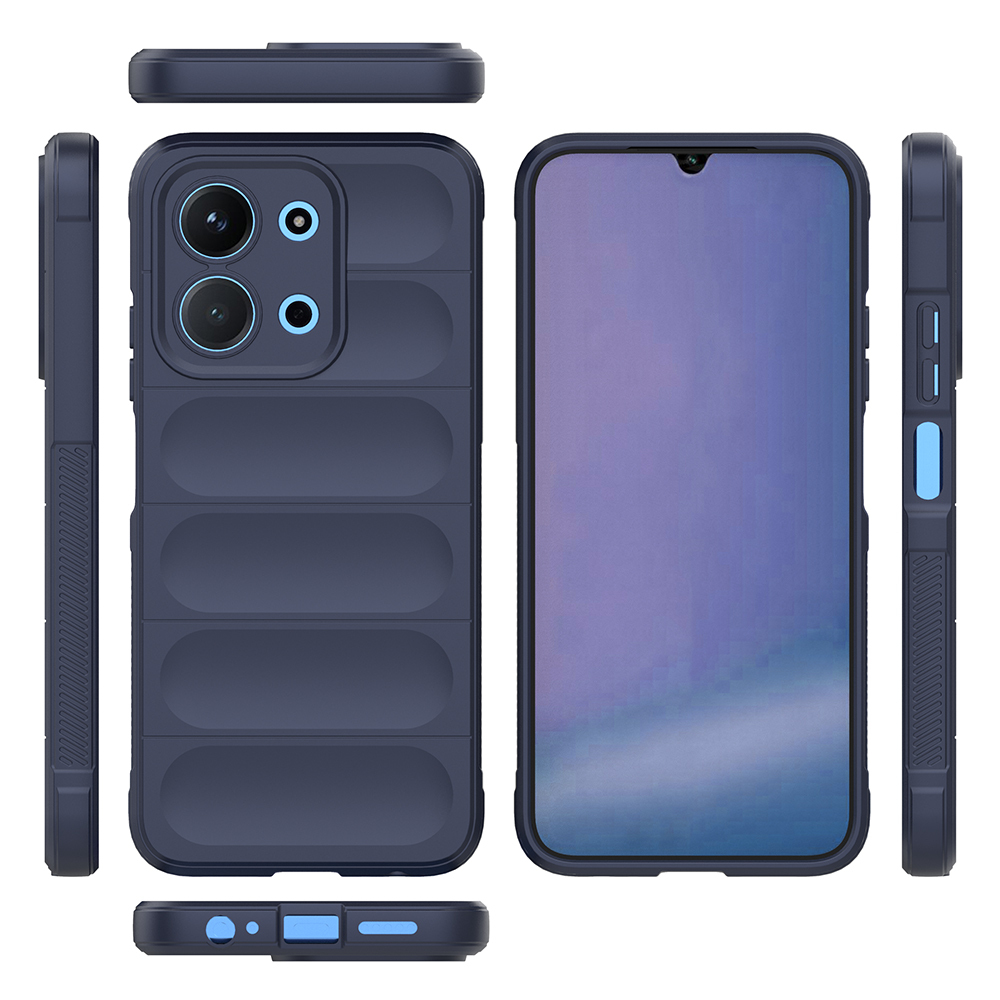 Xiaomi Redmi 15C 4G Uyumlu Kılıf Esnek TPU Oyuklu Arka Yüzey Tasarımlı Zore Etnik Silikon Kapak - 22