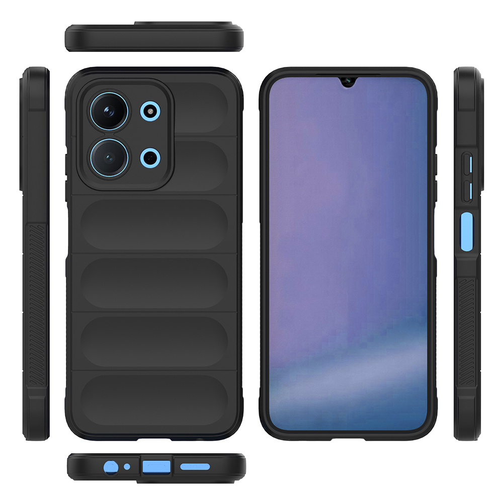 Xiaomi Redmi 15C 4G Uyumlu Kılıf Esnek TPU Oyuklu Arka Yüzey Tasarımlı Zore Etnik Silikon Kapak - 24