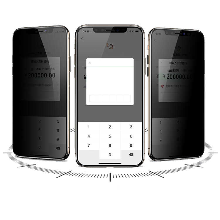 Apple iPhone 15 Uyumlu Davin 5D Privacy Cam Ekran Koruyucu - 2
