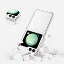 Samsung Galaxy Z Flip 6 Uyumlu Kılıf Magsafe Şarj Özellikli Parlayan Simli Saydam Renkli Zore Allstar Kapak - 6