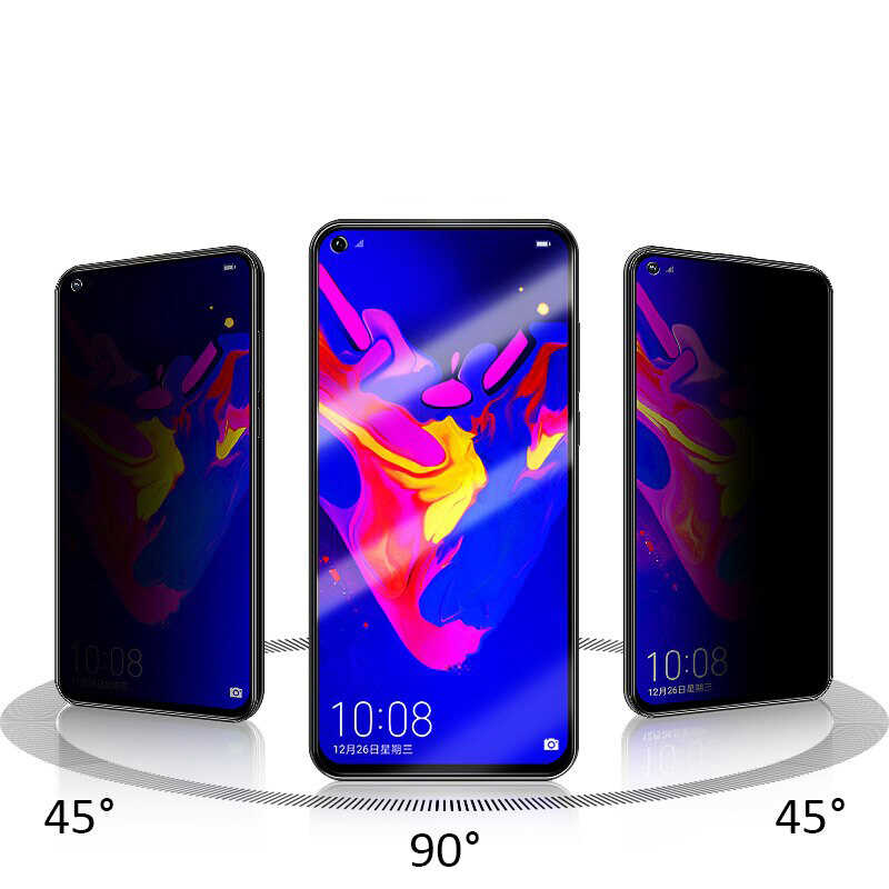 Oppo Reno 5 Lite Uyumlu Zore New 5D Privacy Temperli Ekran Koruyucu - 1