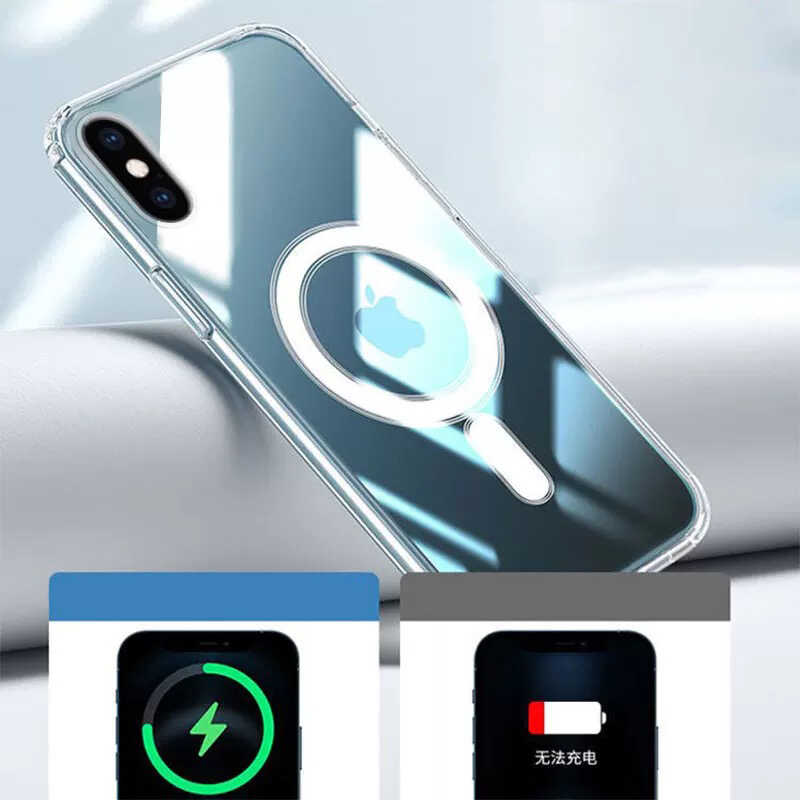 Apple iPhone XS Uyumlu Kılıf Zore Tacsafe Wireless Kapak - 7