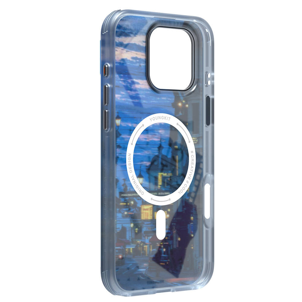 Apple iPhone 16 Pro Max Uyumlu Kılıf Magsafe Şarj Özellikli Youngkit A-City Serisi Kapak - 10