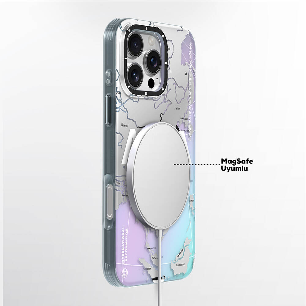 Apple iPhone 16 Pro Uyumlu Kılıf Magsafe Şarj Özellikli Youngkit Universal Serisi Kapak - 9