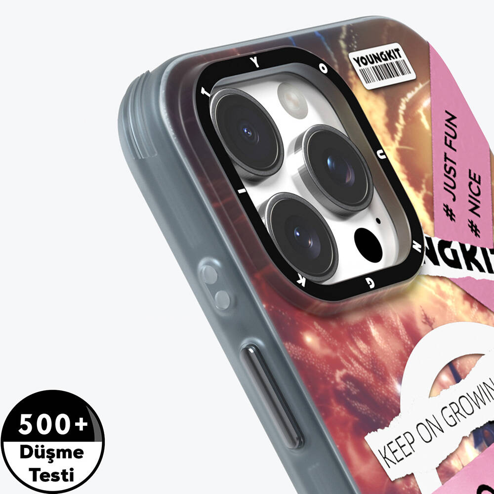 Apple iPhone 16 Pro Uyumlu Kılıf Magsafe Şarj Özellikli Youngkit A-City Serisi Kapak - 7