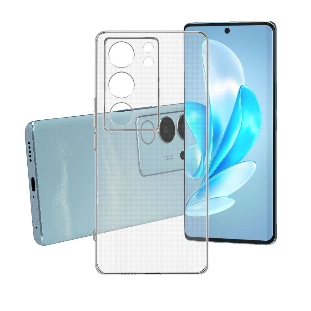Vivo V29 5G Uyumlu Kılıf Zore Süper Silikon Kapak - 1
