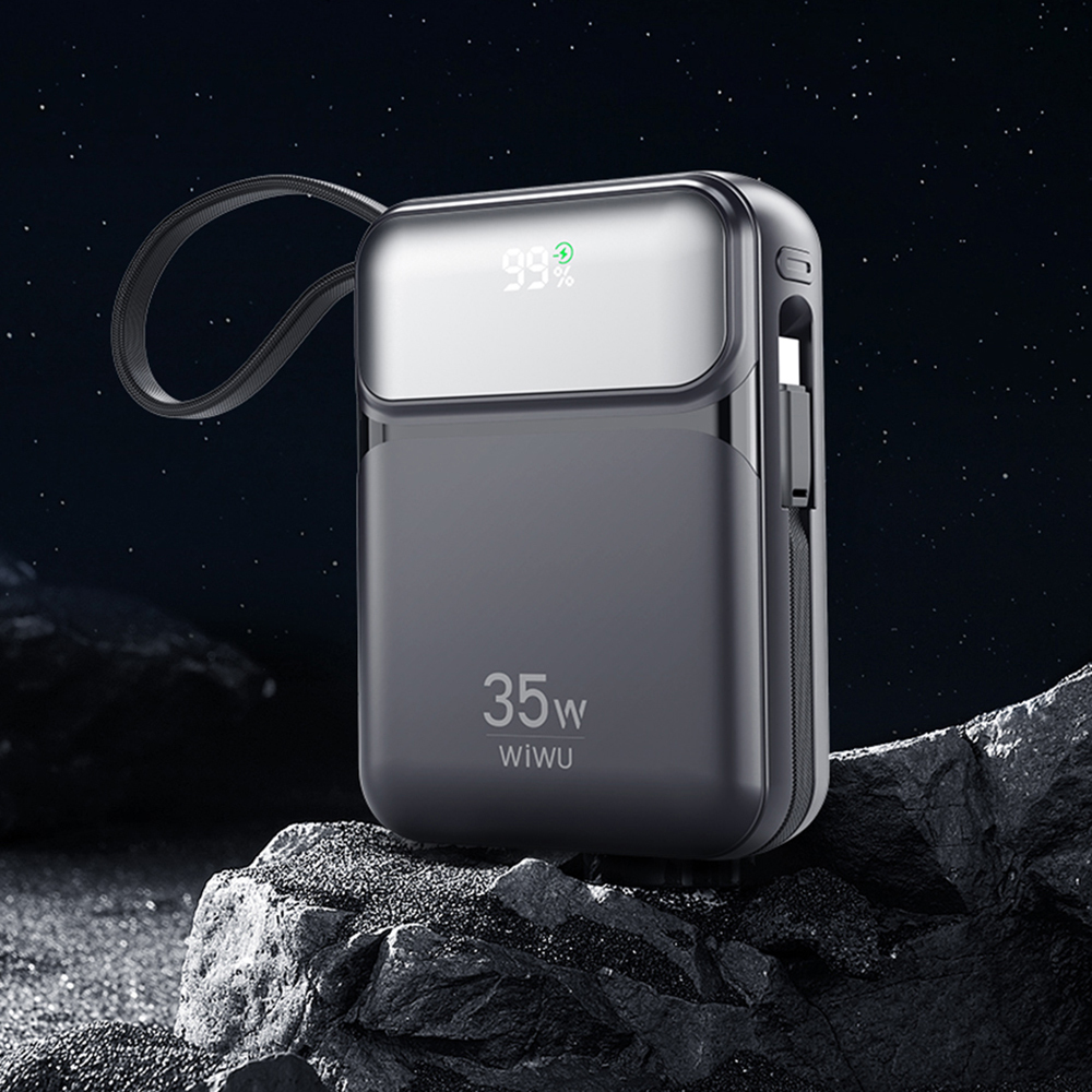 Wiwu Wi-P052 Galaxy Serisi Type-C Lightning Çıkışlı Taşınabilir Powerbank PD 35W 10000mAh - 7