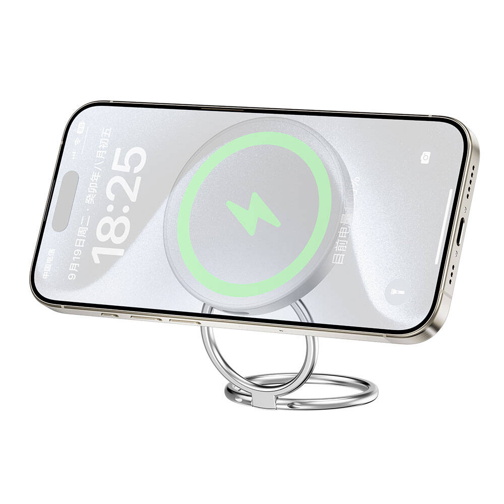 Wiwu Wi-W027 Standlı Hızlı ve Magsafe Şarj Özellikli Kablosuz Şarj Aleti 15W - 3