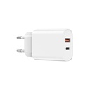 Wiwu Wi-U002 Quick Hızlı Şarj Başlığı Type-C to Type-C PD 20W Kablolu Şarj Seti - 3