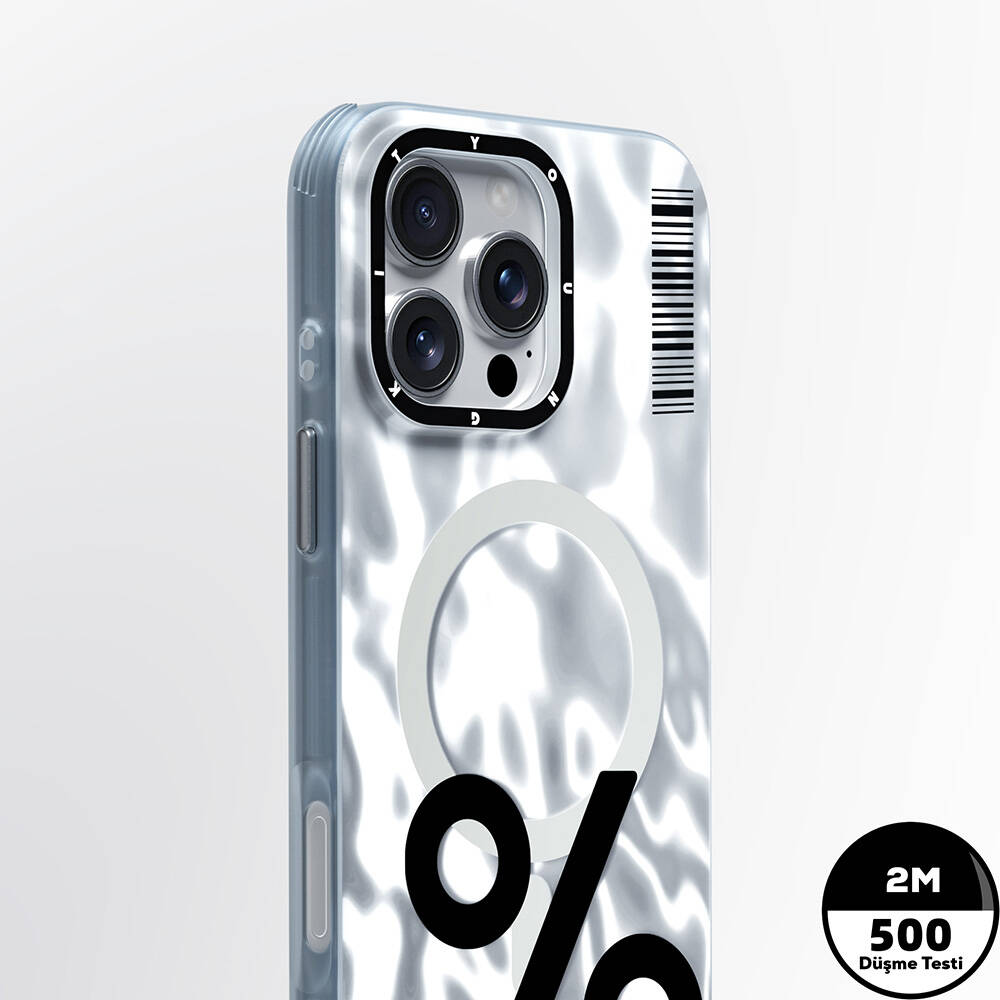 Apple iPhone 16 Pro Max Uyumlu Kılıf Magsafe Şarj Özellikli Youngkit Mathematical Serisi Kapak - 3