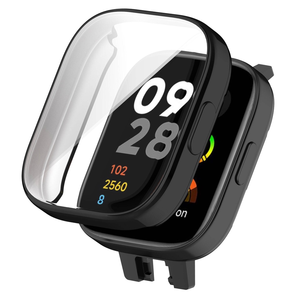 Xiaomi Redmi Watch 3 Uyumlu 360 Derece Korumalı Kasa ve Ekran Koruyucu Zore Watch Gard 30 - 10