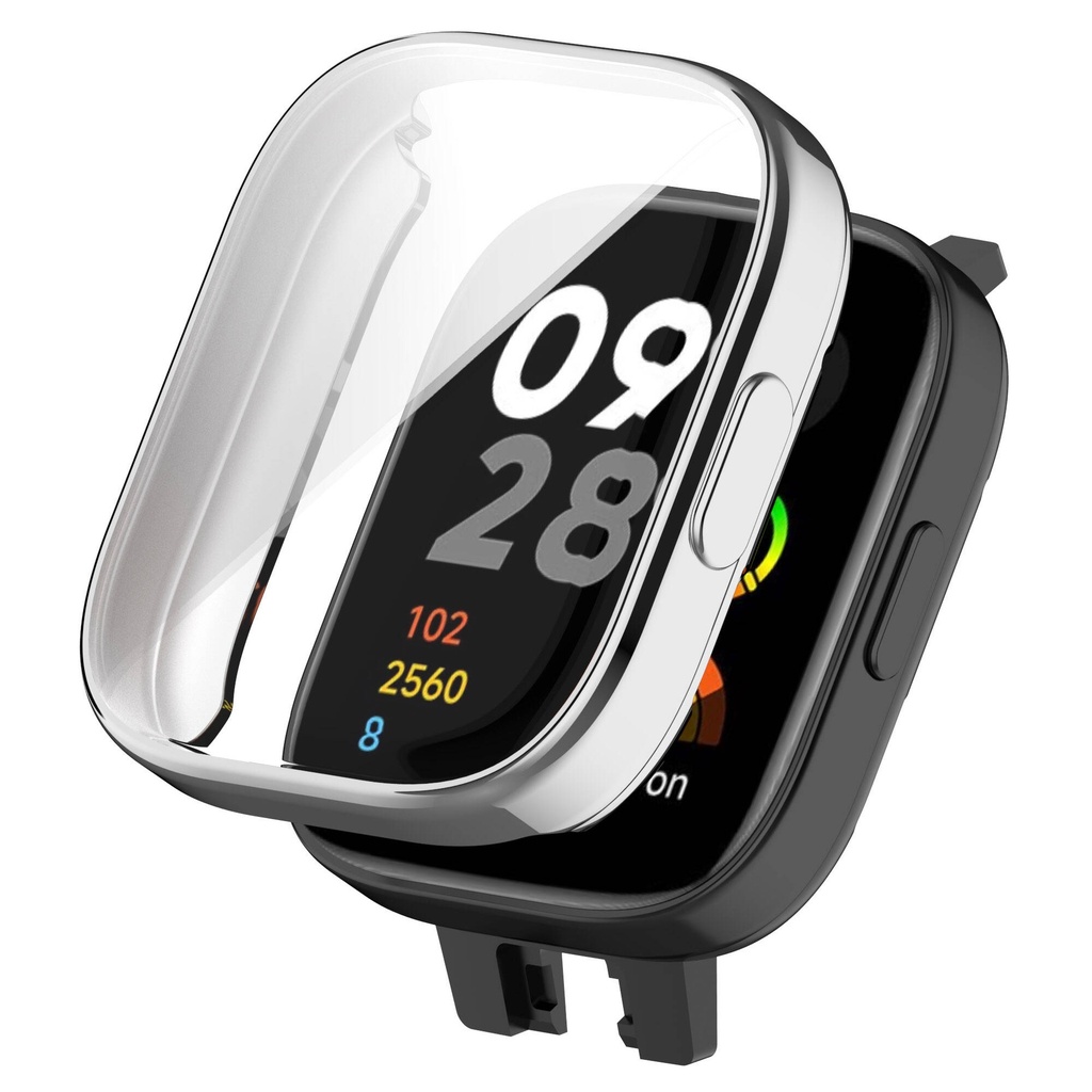 Xiaomi Redmi Watch 3 Uyumlu 360 Derece Korumalı Kasa ve Ekran Koruyucu Zore Watch Gard 30 - 18