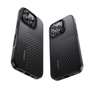 Apple iPhone 16 Pro Max Uyumlu Kılıf Karbon Fiber M-safe Şarj Özellikli Kamera Kontrol Butonlu Benks Hybrid ArmorPro Montage Kevlar Kapak - 1