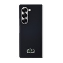 Samsung Galaxy Z Fold 6 Uyumlu Kılıf Lacoste Orjinal Lisanslı PU Pike Desenli Arka Yüzey İkonik Timsah Dokuma Logolu Kapak - 1