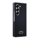 Samsung Galaxy Z Fold 6 Uyumlu Kılıf Lacoste Orjinal Lisanslı PU Pike Desenli Arka Yüzey İkonik Timsah Dokuma Logolu Kapak - 4