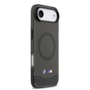 Apple iPhone 17 Air Uyumlu Kılıf BMW Orjinal Lisanslı M-safe Şarj Özellikli Metal Buton Tasarımlı Tranparan M Dizayn Kapak - 3